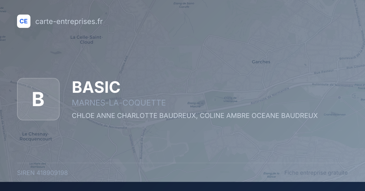 BASIC — 418909198 — fiche entreprise