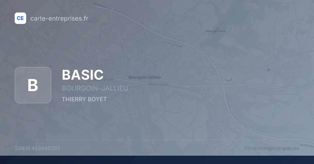 BASIC — 453840357 — fiche entreprise