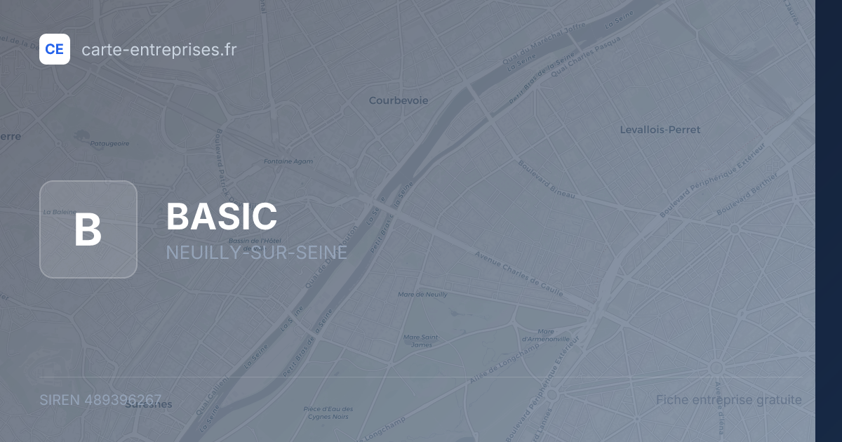 BASIC — 489396267 — fiche entreprise