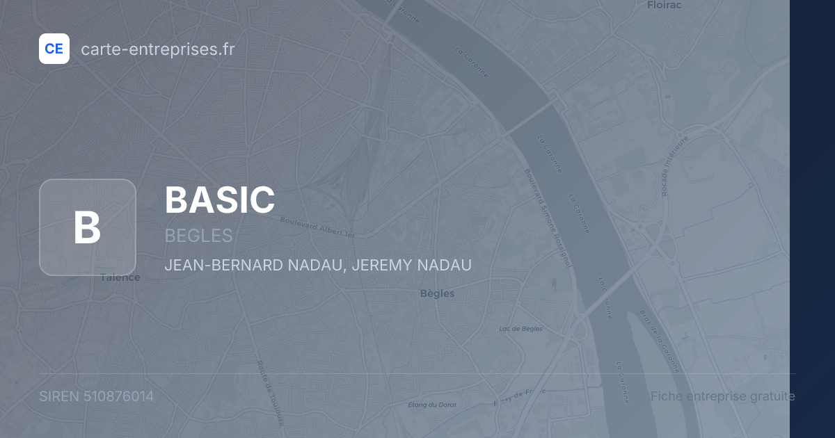 BASIC — 510876014 — fiche entreprise
