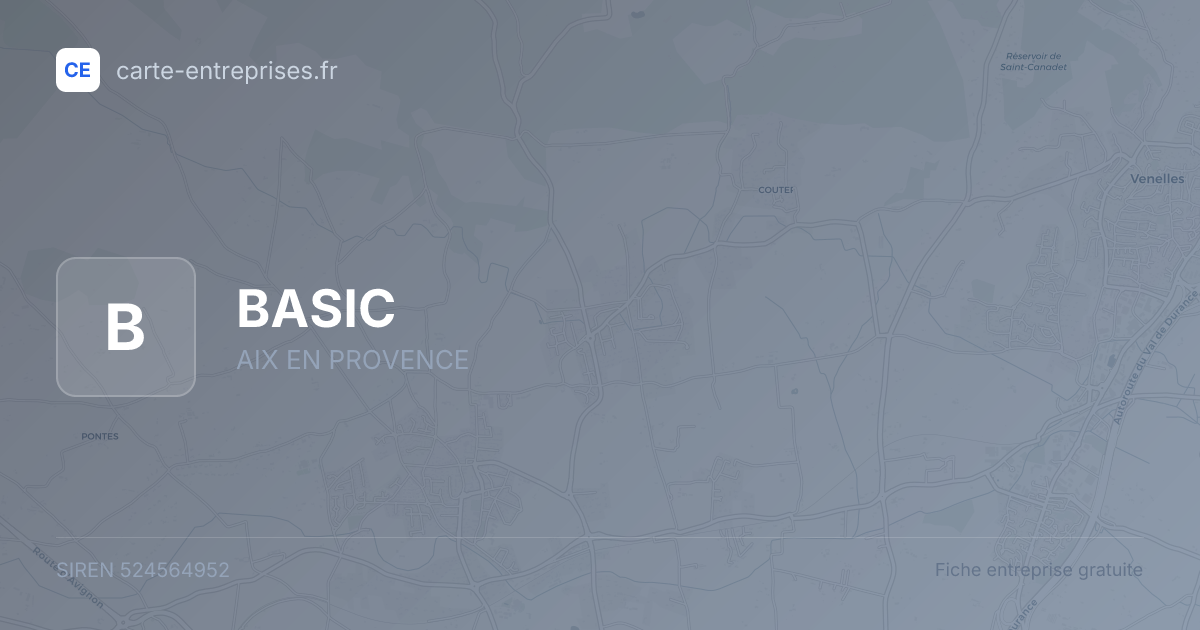 BASIC — 524564952 — fiche entreprise