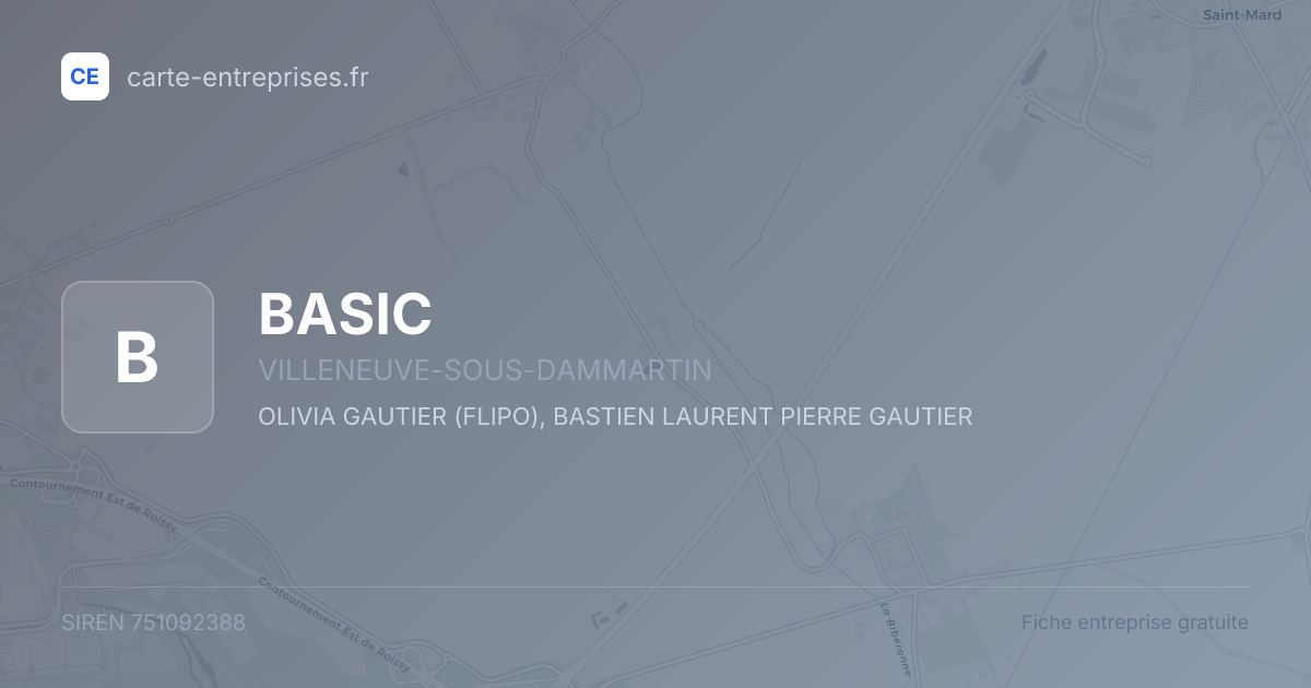 BASIC — 751092388 — fiche entreprise