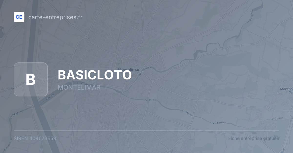 BASICLOTO — 404673659 — fiche entreprise