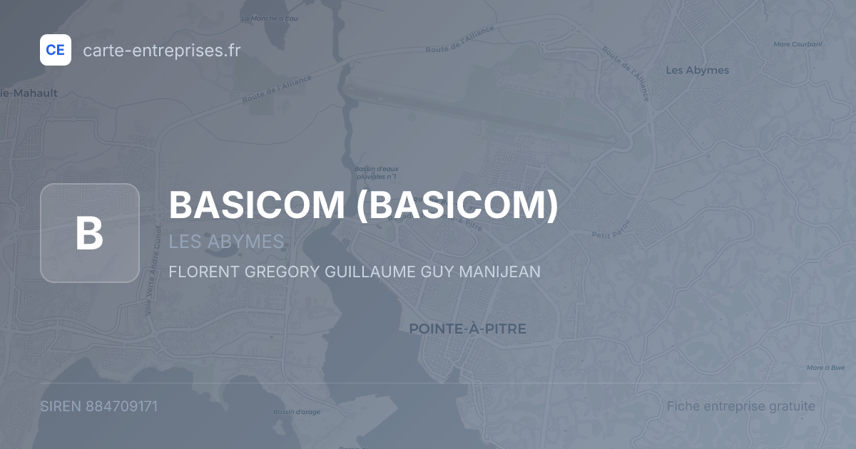 BASICOM — 884709171 — fiche entreprise