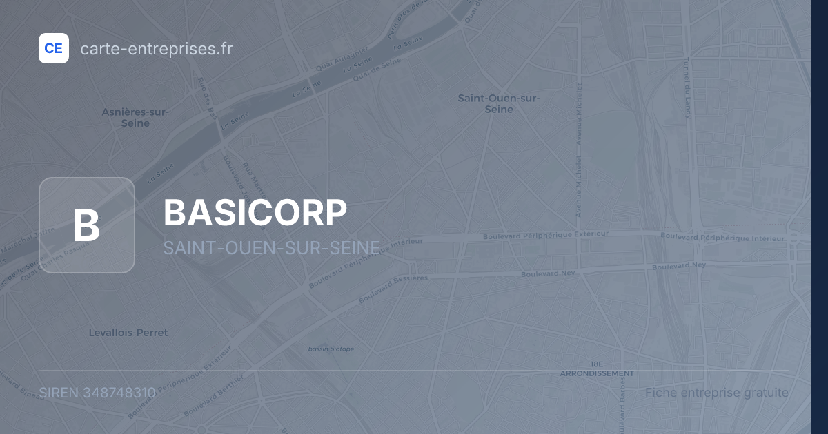 BASICORP — 348748310 — fiche entreprise