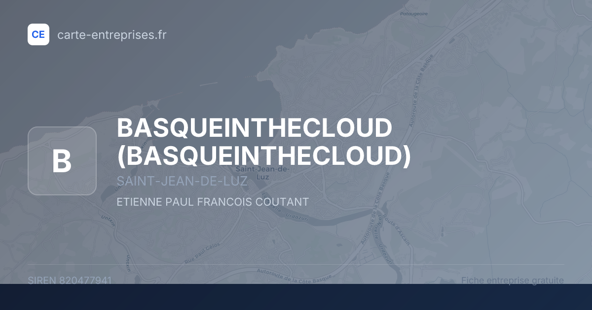 BASQUEINTHECLOUD — 820477941 — fiche entreprise