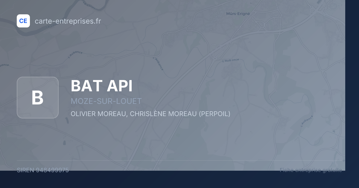 BAT API — 948499975 — fiche entreprise
