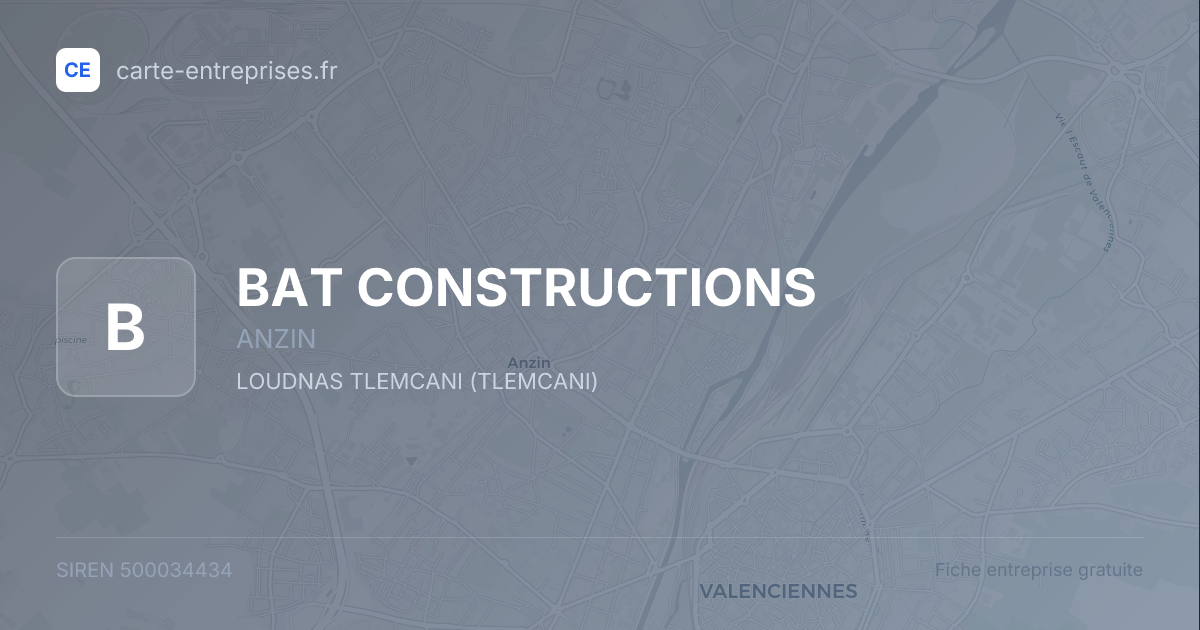 BAT CONSTRUCTIONS — 500034434 — fiche entreprise