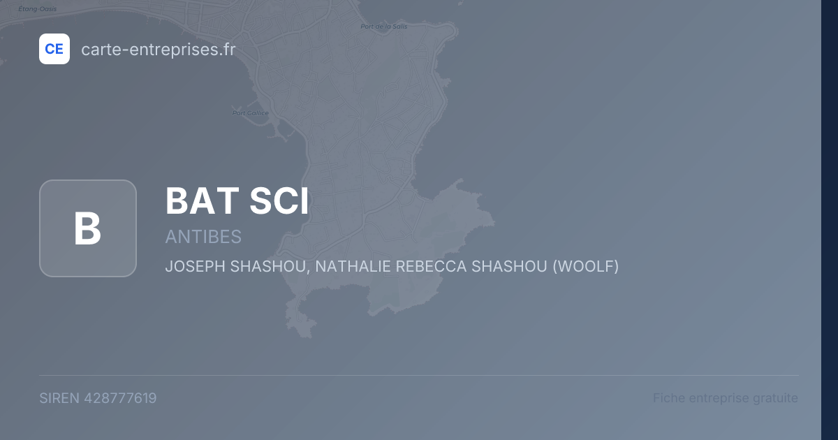 BAT SCI — 428777619 — fiche entreprise