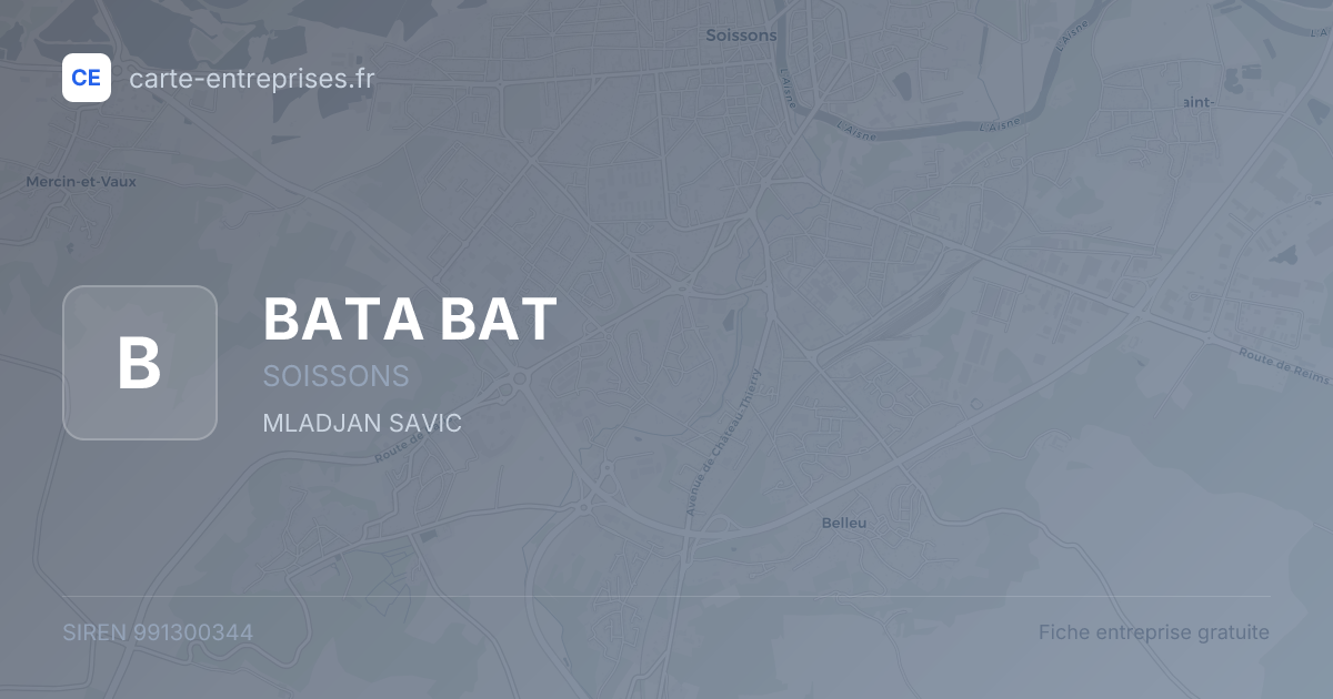BATA BAT — 991300344 — fiche entreprise