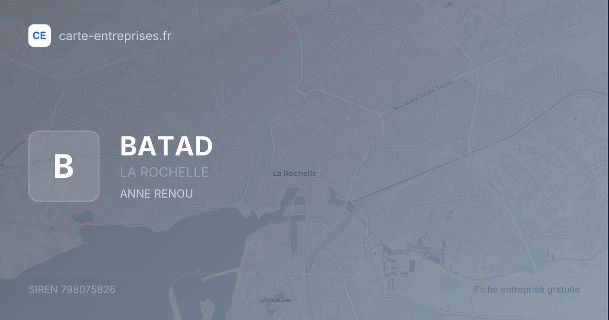 BATAD — 798075826 — fiche entreprise