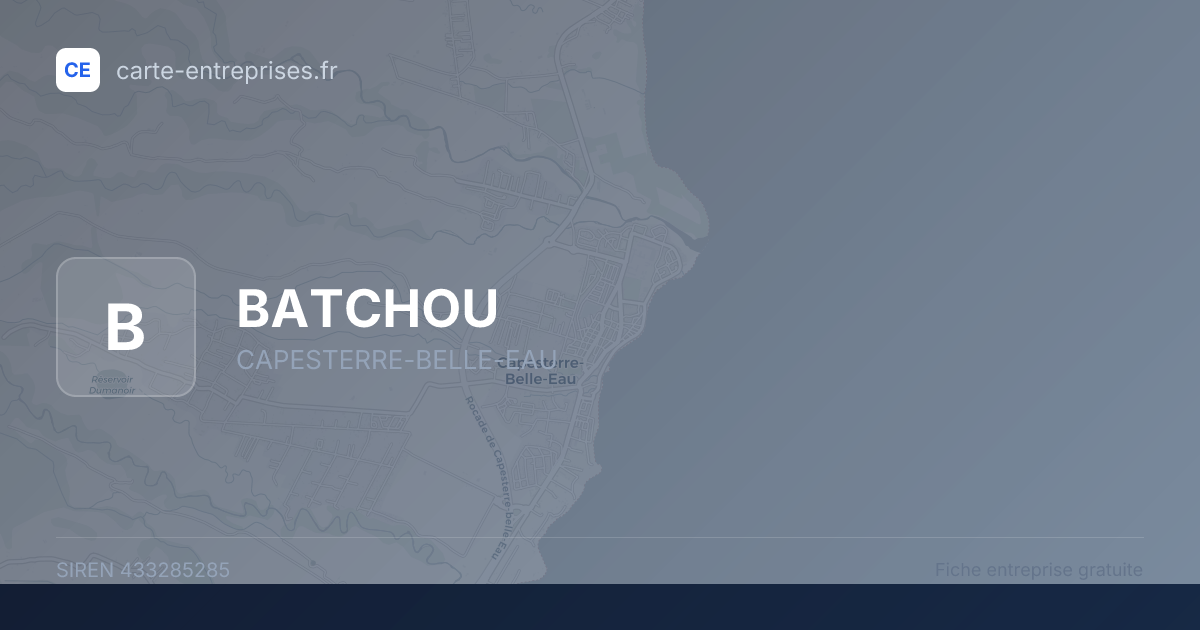 BATCHOU — 433285285 — fiche entreprise
