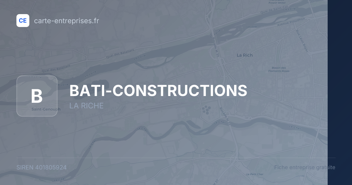 BATI-CONSTRUCTIONS — 401805924 — fiche entreprise