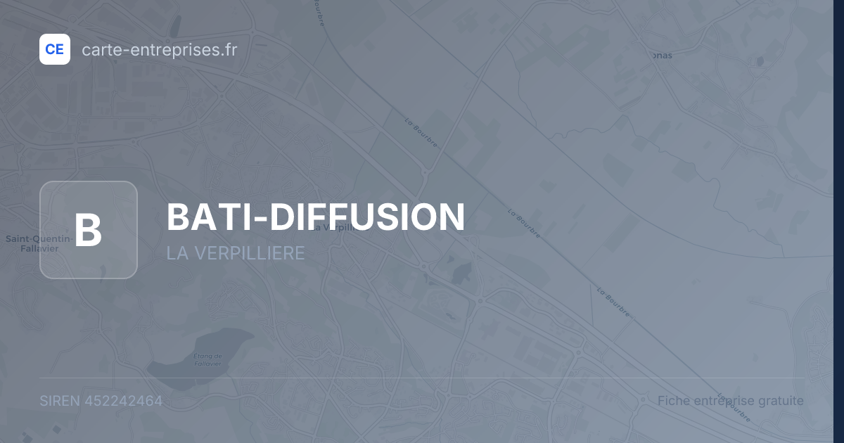 BATI-DIFFUSION — 452242464 — fiche entreprise