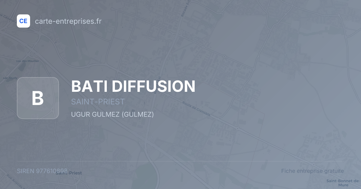 BATI DIFFUSION — 977610898 — fiche entreprise