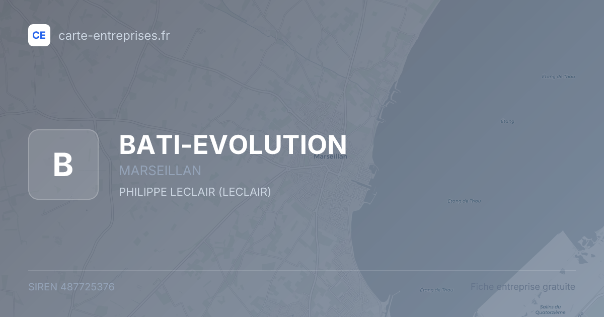BATI-EVOLUTION — 487725376 — fiche entreprise