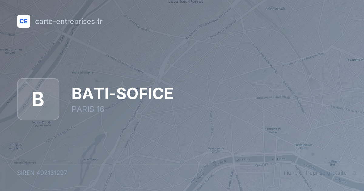 BATI-SOFICE — 492131297 — fiche entreprise