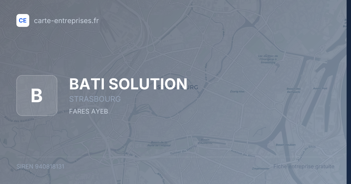 BATI SOLUTION — 940818131 — fiche entreprise