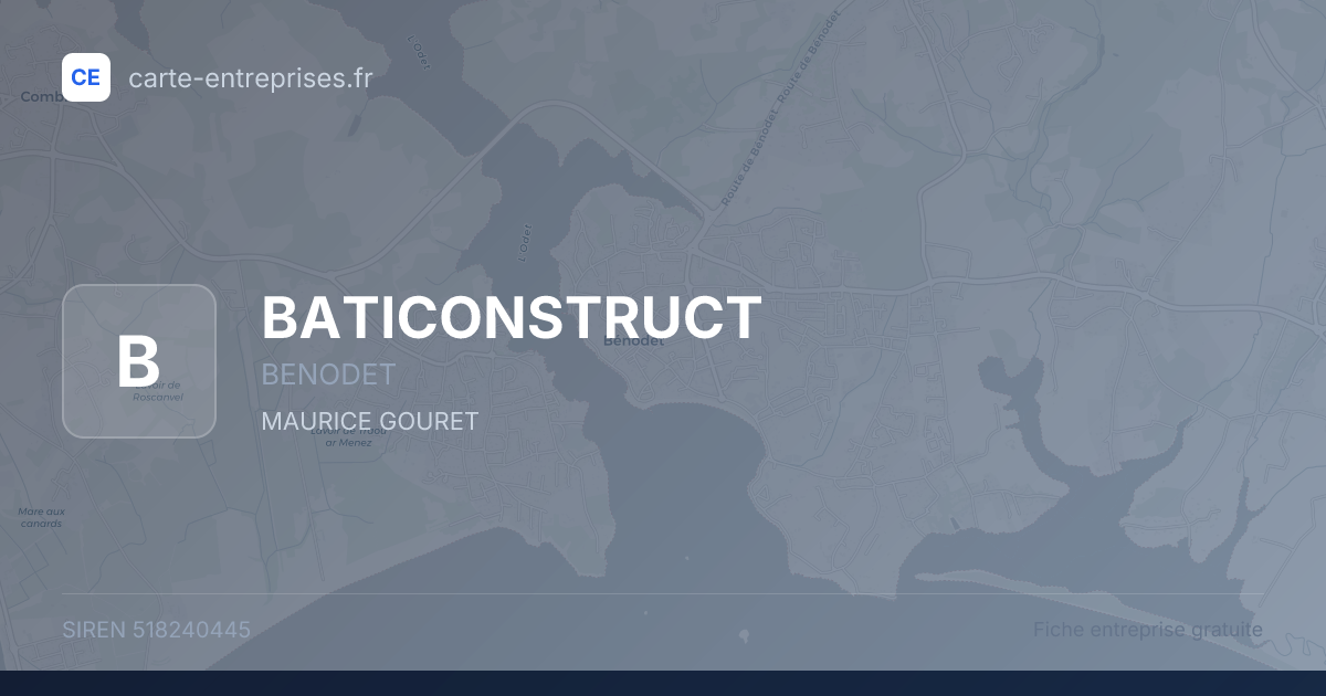 BATICONSTRUCT — 518240445 — fiche entreprise