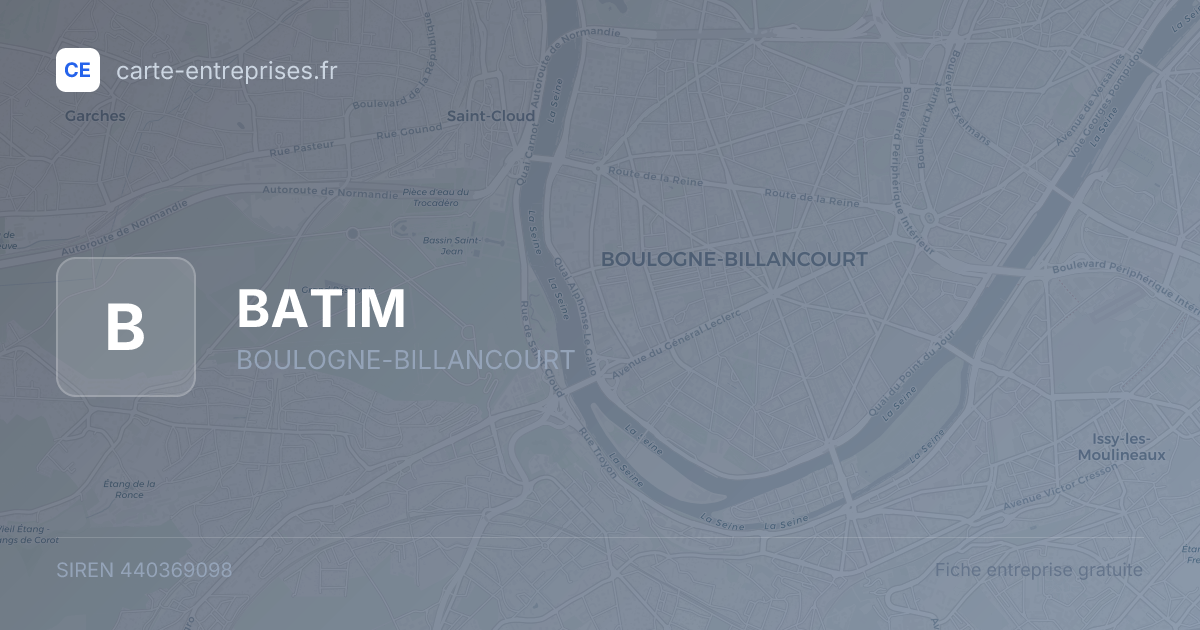BATIM — 440369098 — fiche entreprise