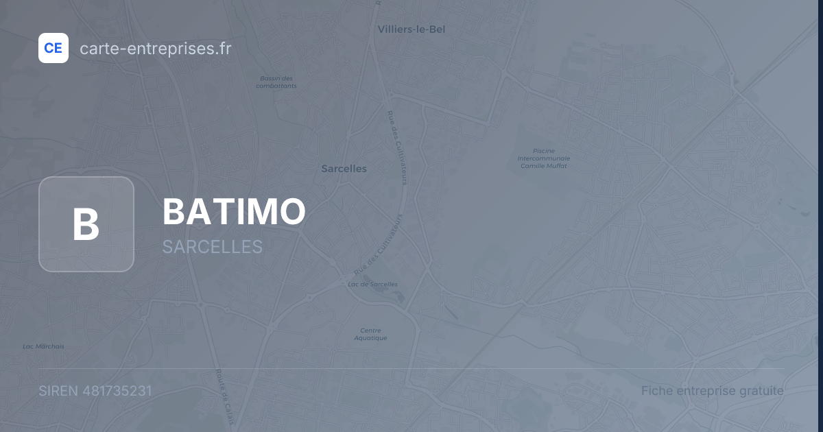 BATIMO — 481735231 — fiche entreprise