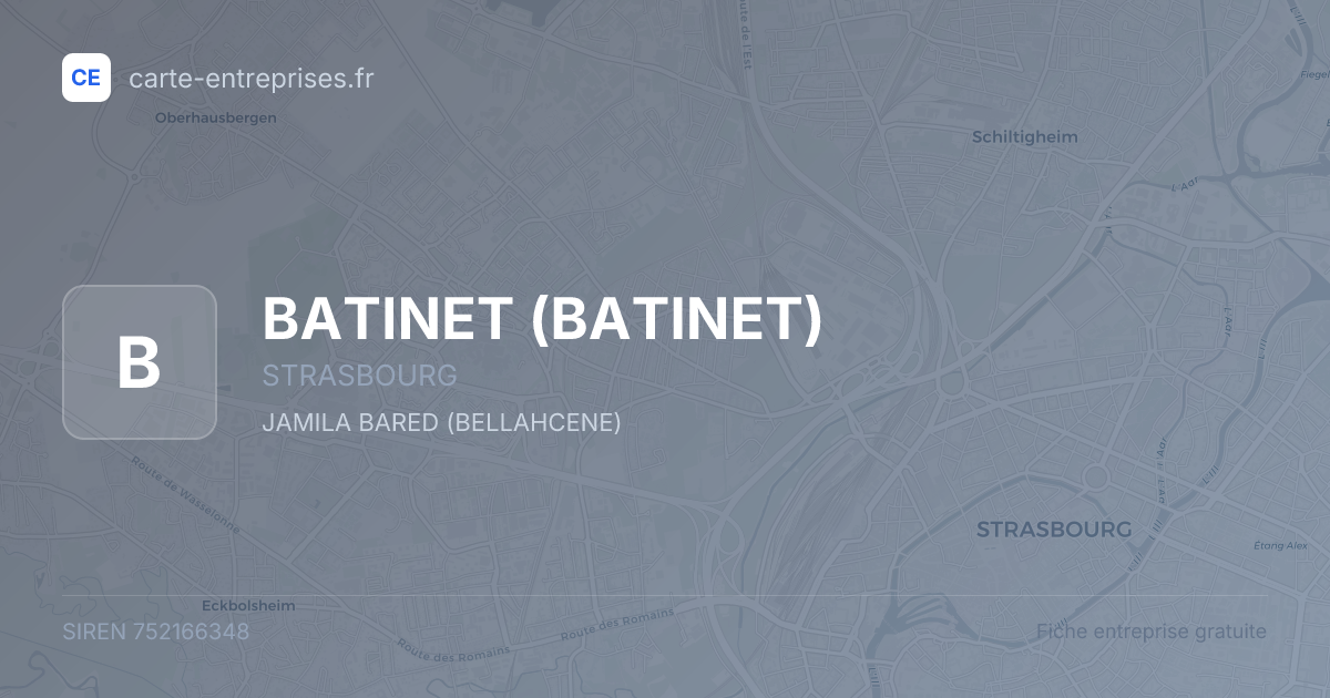 BATINET — 752166348 — fiche entreprise