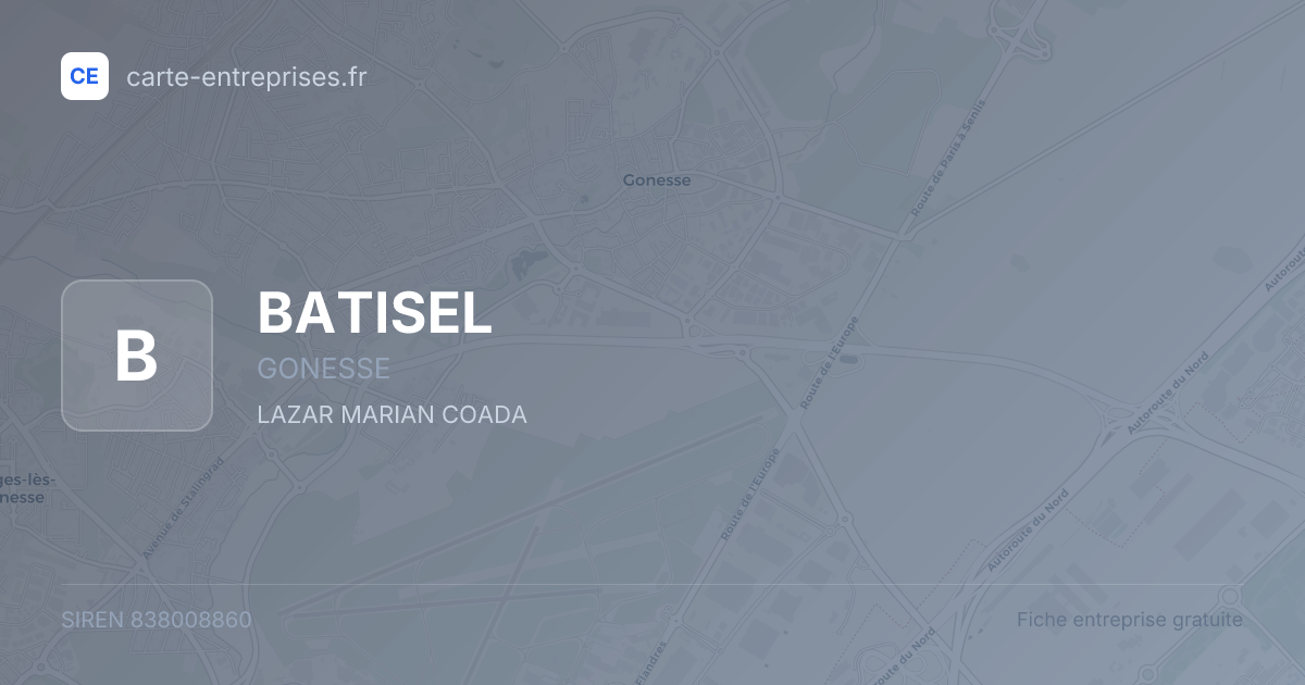 BATISEL — 838008860 — fiche entreprise