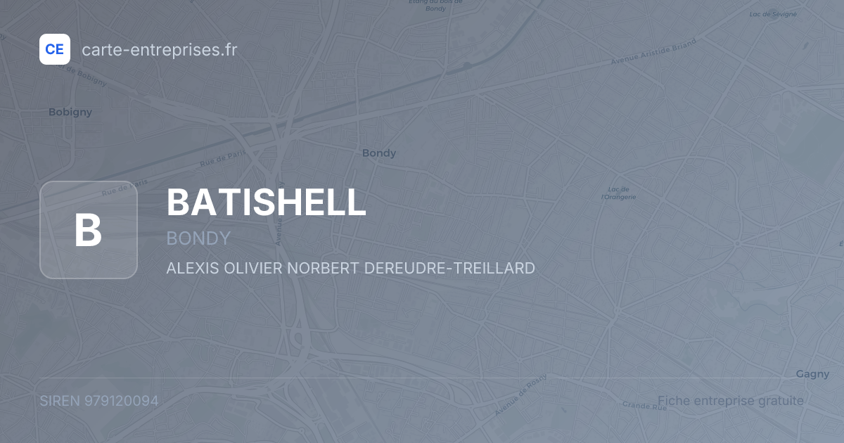 BATISHELL — 979120094 — fiche entreprise