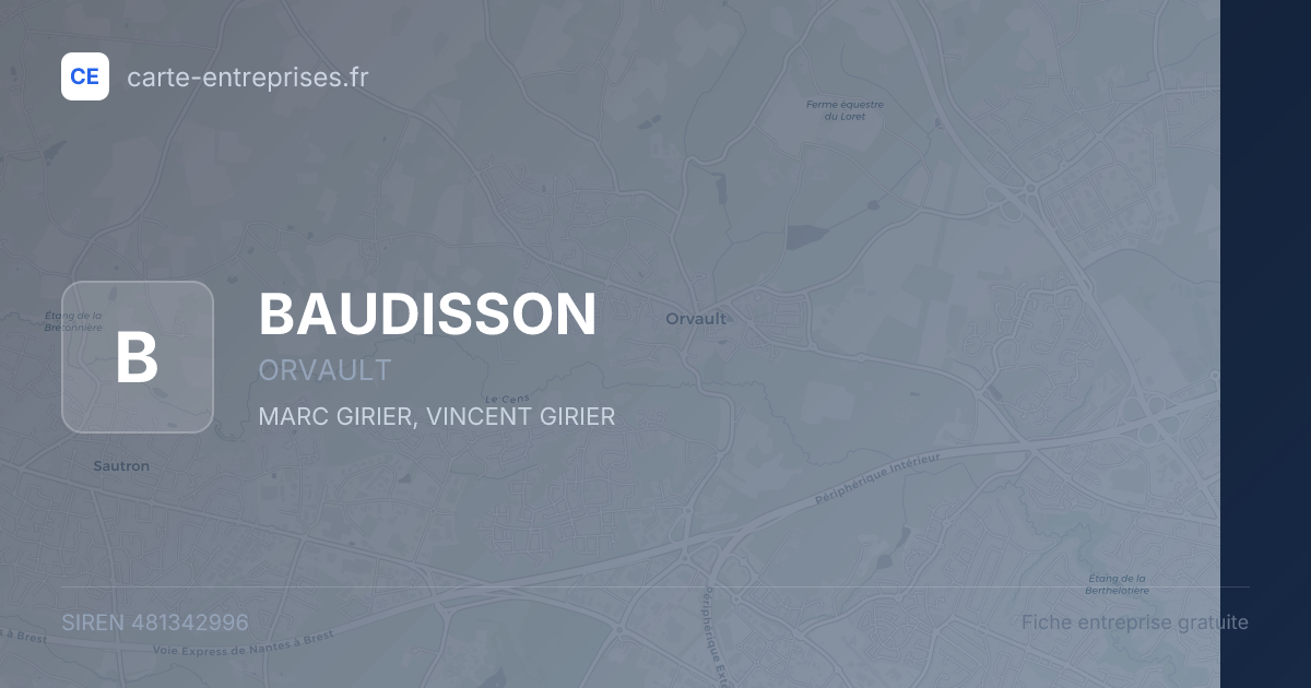 BAUDISSON — 481342996 — fiche entreprise