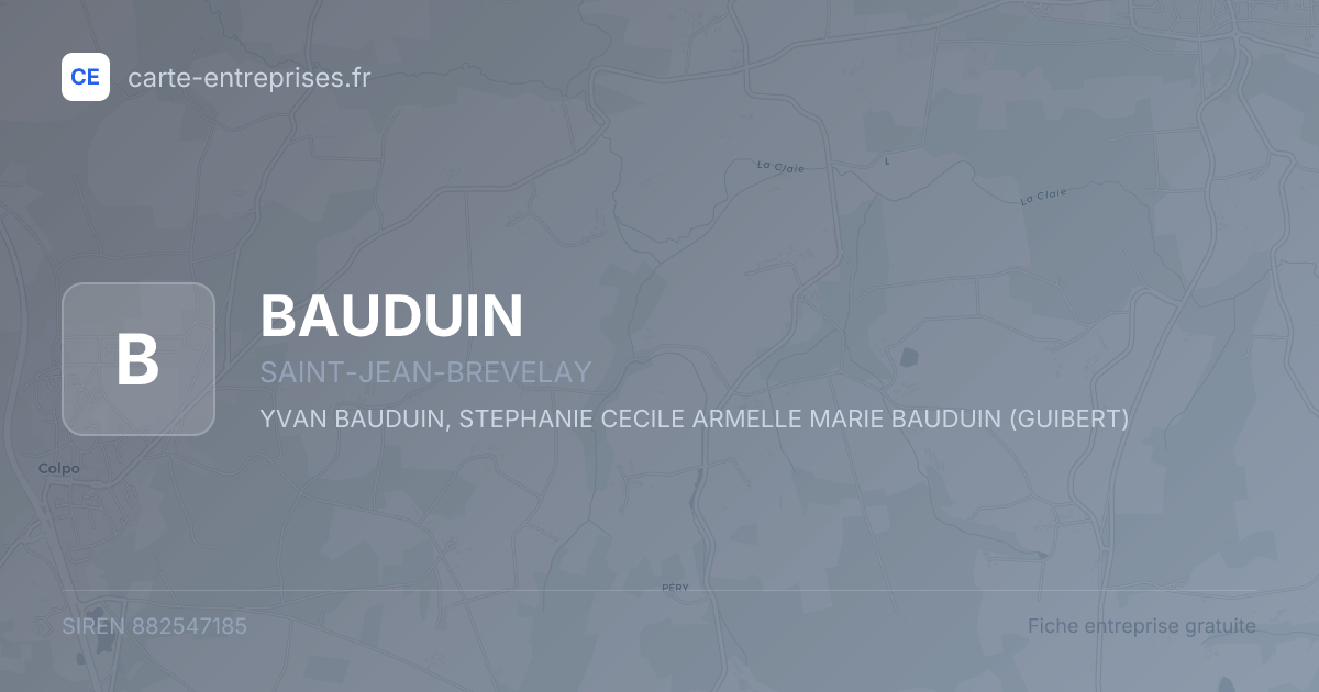 BAUDUIN — 882547185 — fiche entreprise