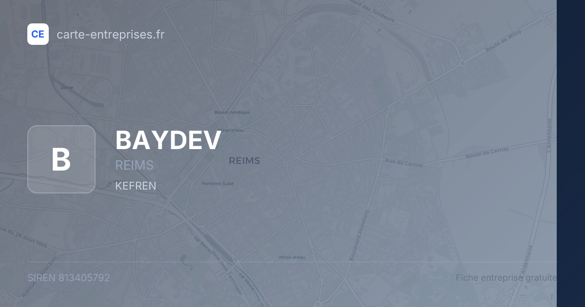 BAYDEV — 813405792 — fiche entreprise