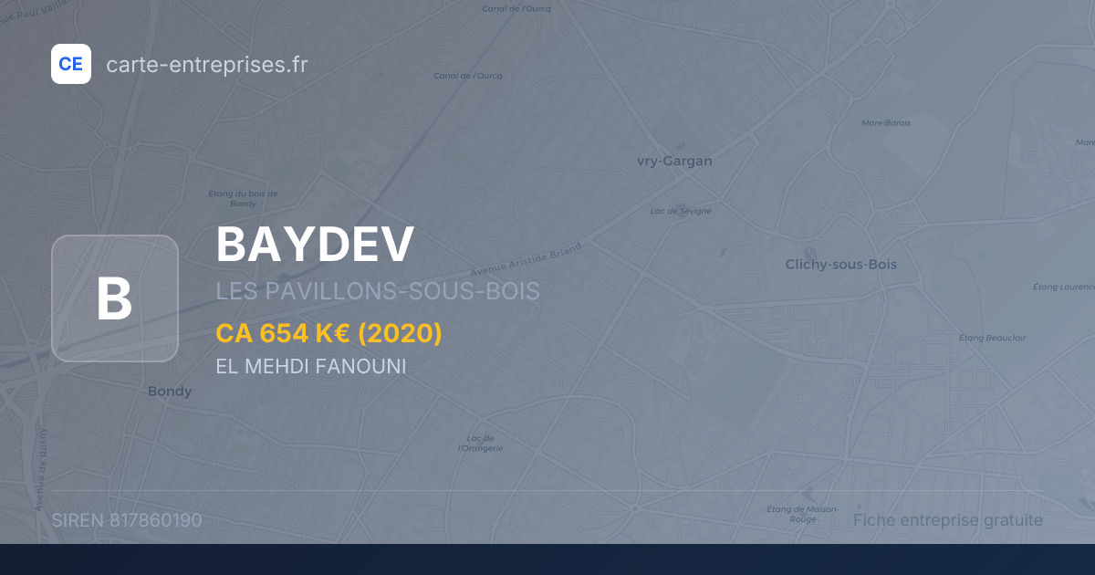BAYDEV — 817860190 — fiche entreprise
