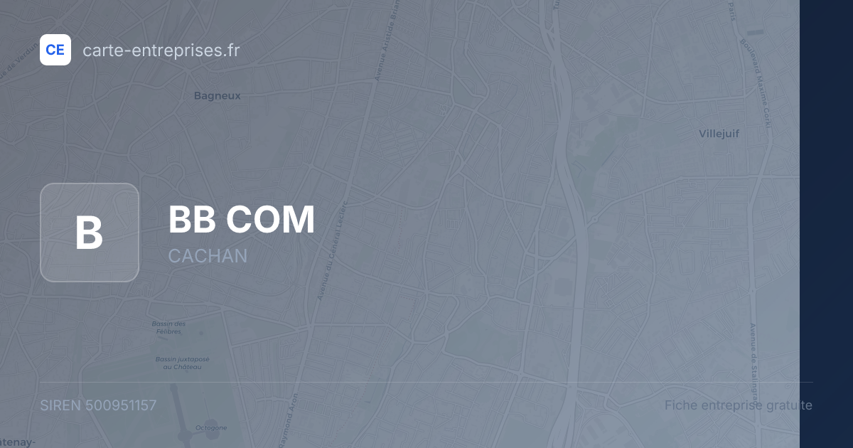 BB COM — 500951157 — fiche entreprise