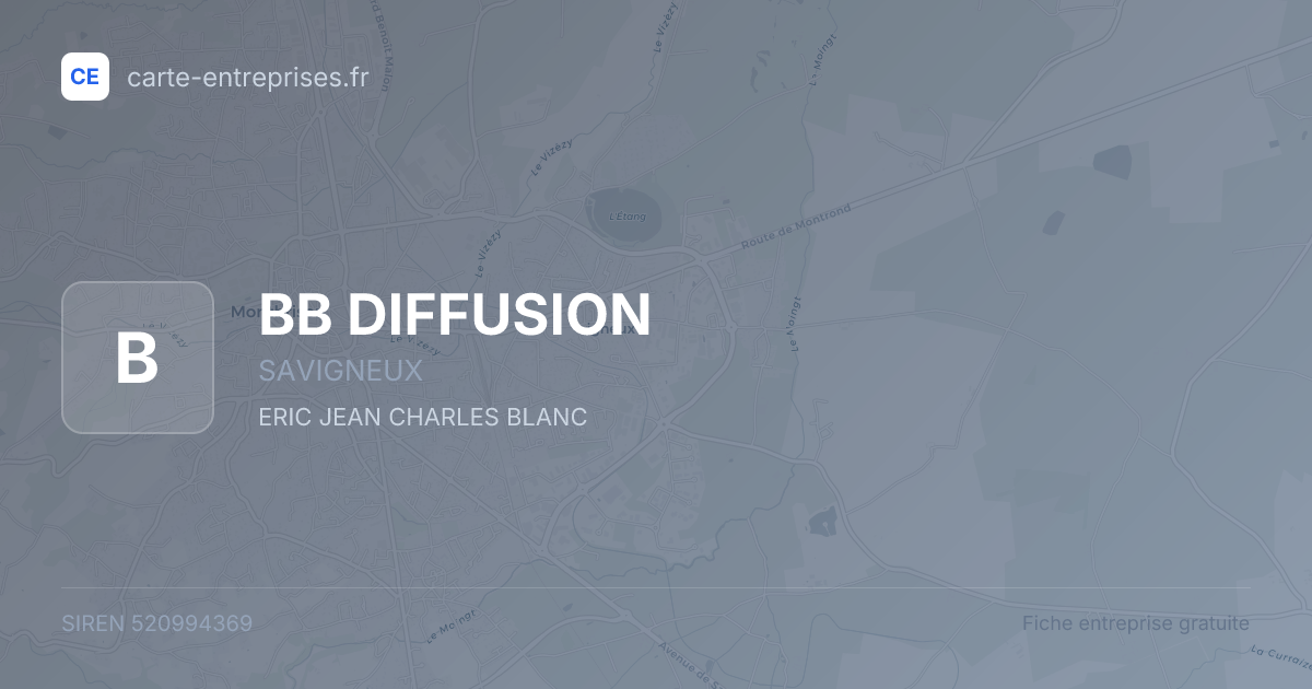 BB DIFFUSION — 520994369 — fiche entreprise