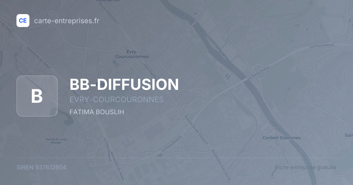 BB-DIFFUSION — 937612604 — fiche entreprise