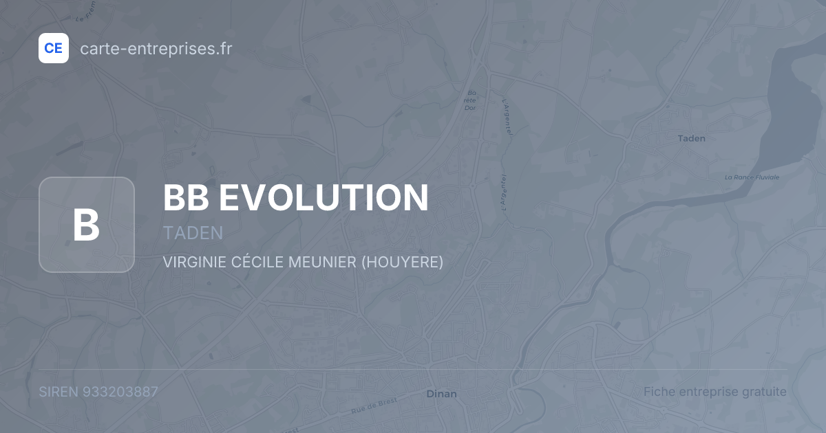 BB EVOLUTION — 933203887 — fiche entreprise