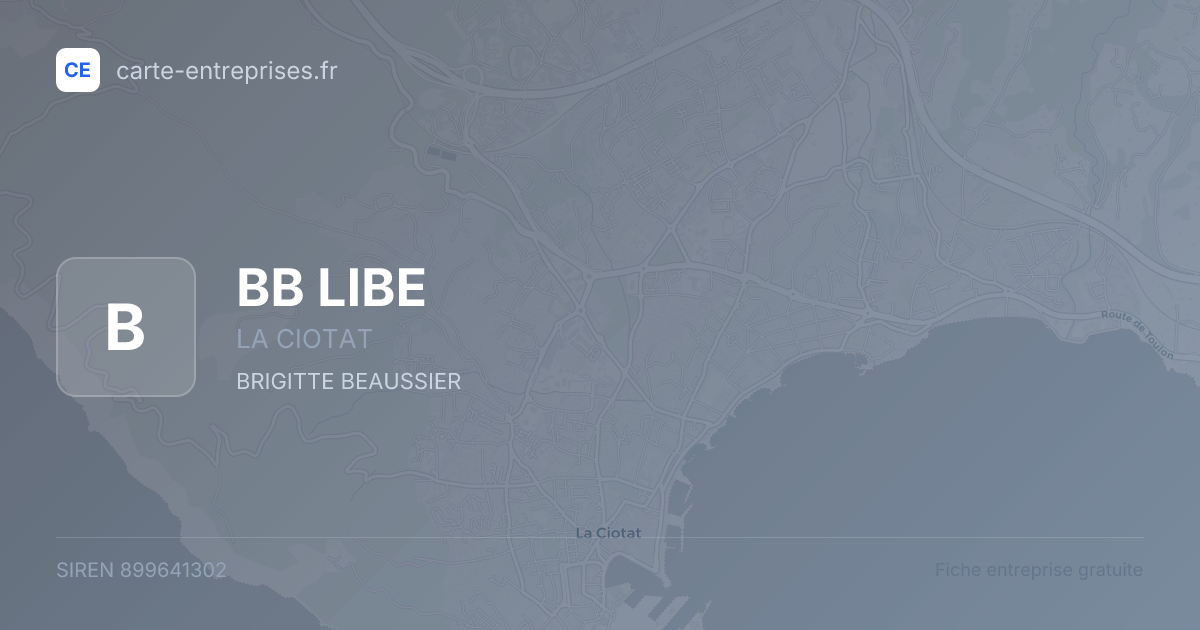 BB LIBE — 899641302 — fiche entreprise