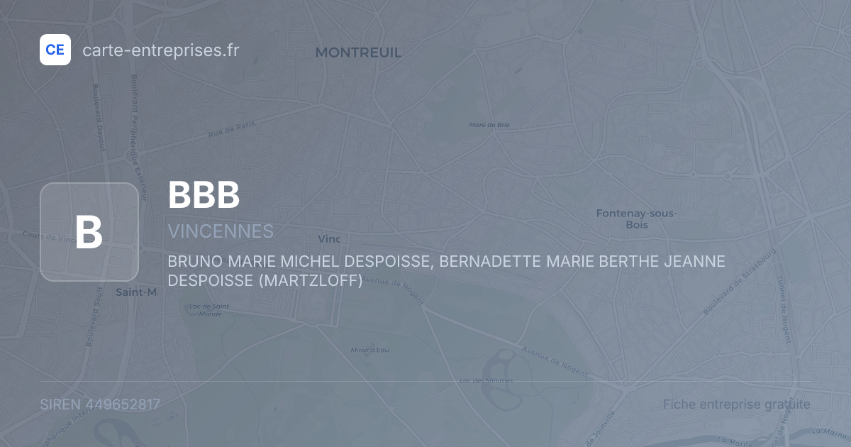 BBB — 449652817 — fiche entreprise