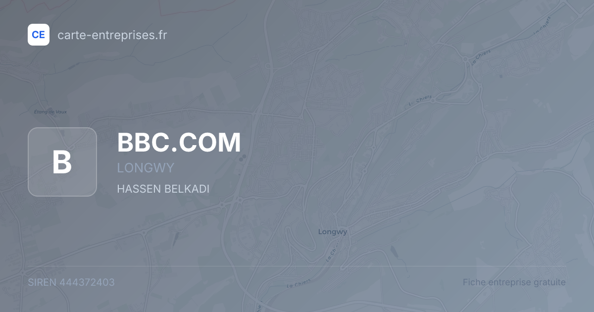 BBC.COM — 444372403 — fiche entreprise