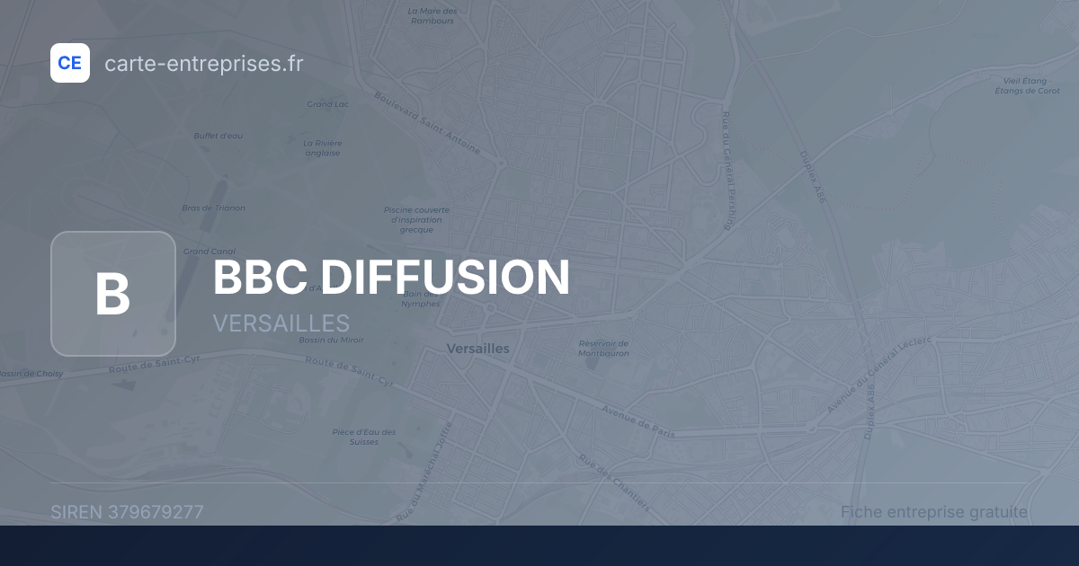 BBC DIFFUSION — 379679277 — fiche entreprise