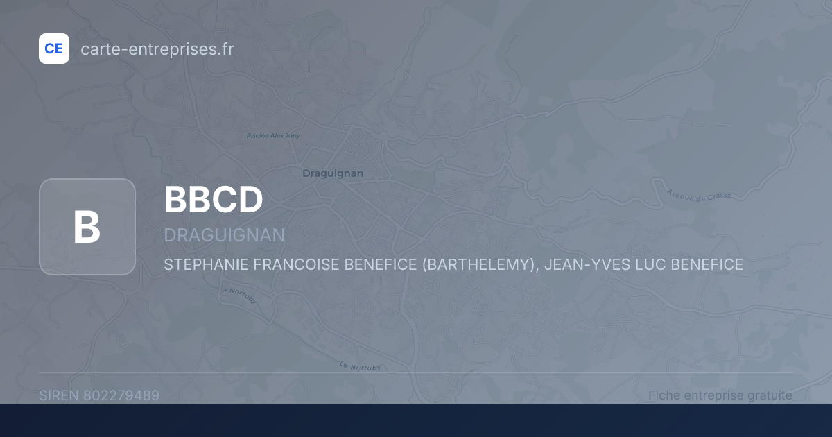 BBCD — 802279489 — fiche entreprise