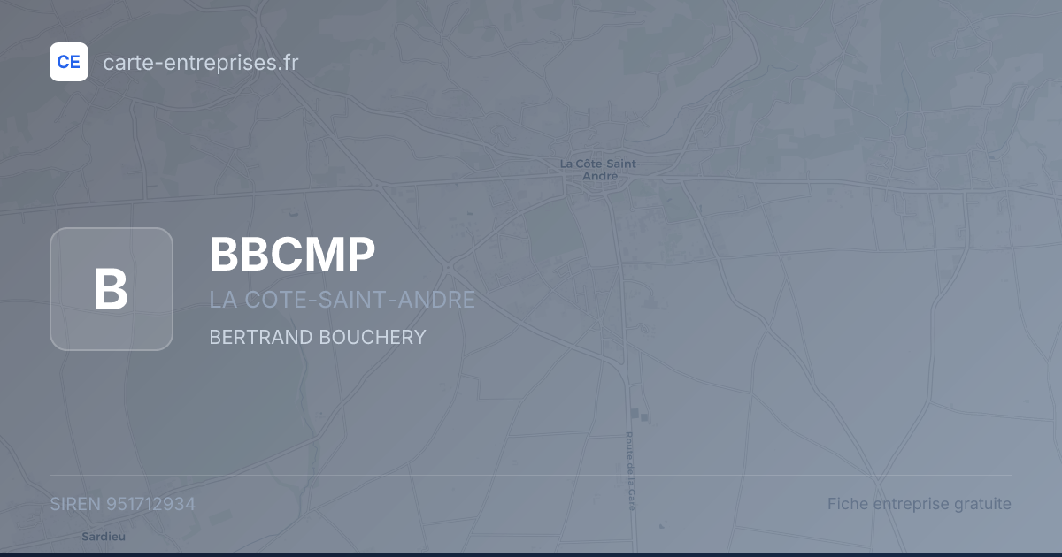 BBCMP — 951712934 — fiche entreprise