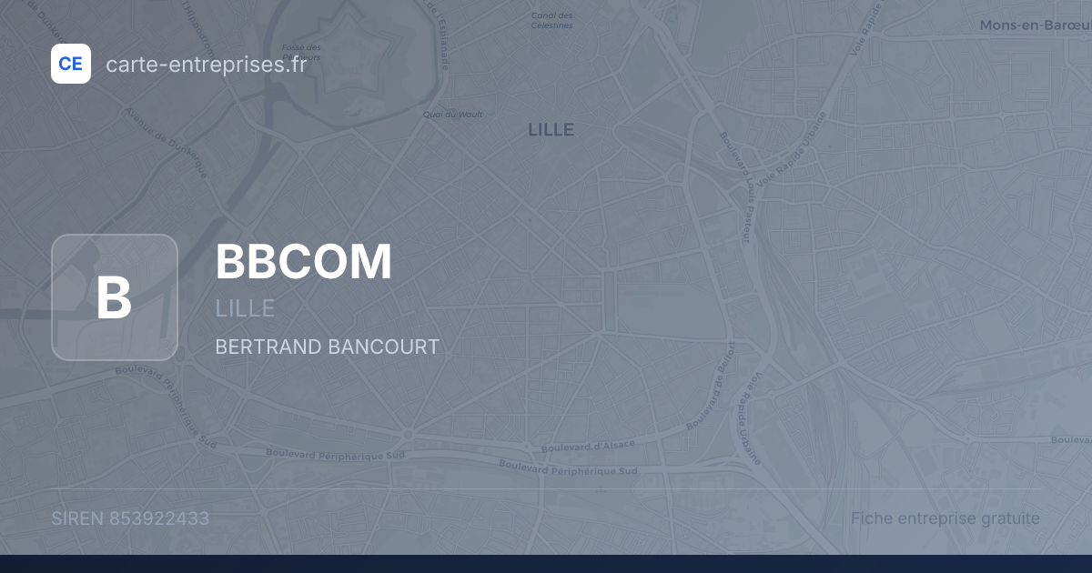 BBCOM — 853922433 — fiche entreprise