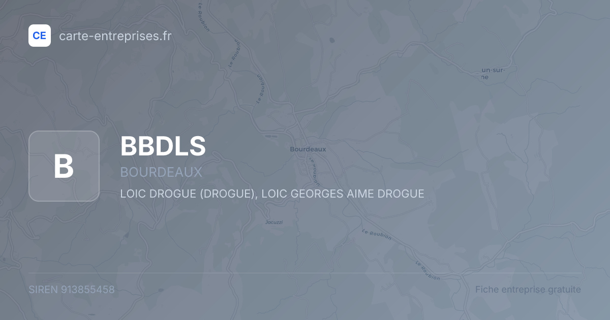 BBDLS — 913855458 — fiche entreprise