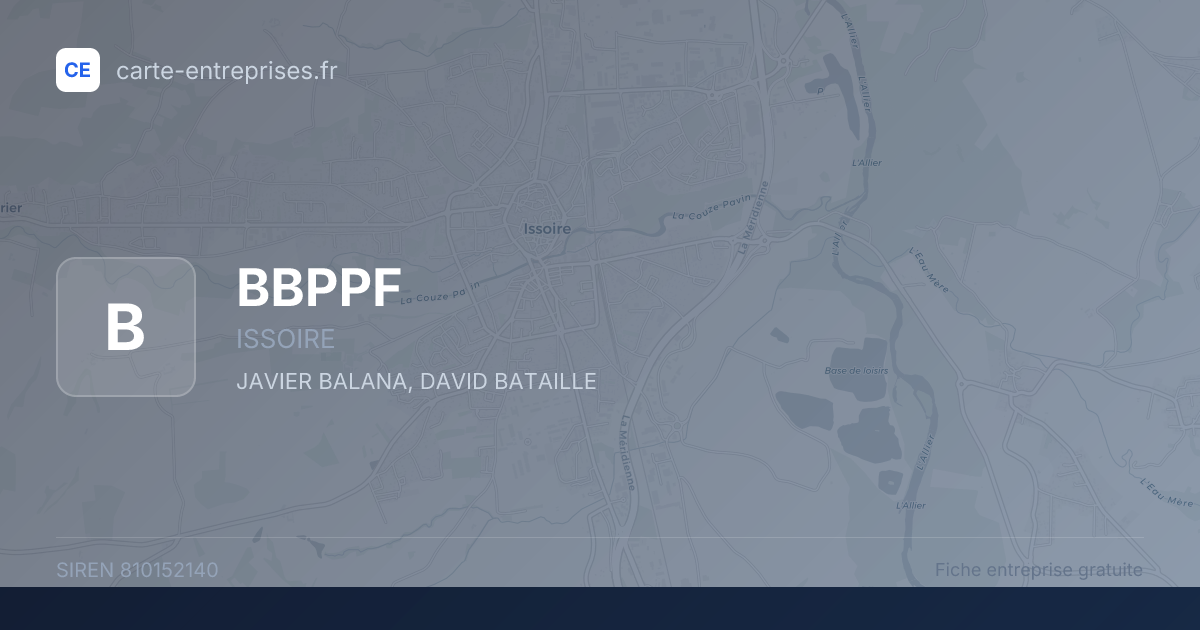 BBPPF — 810152140 — fiche entreprise