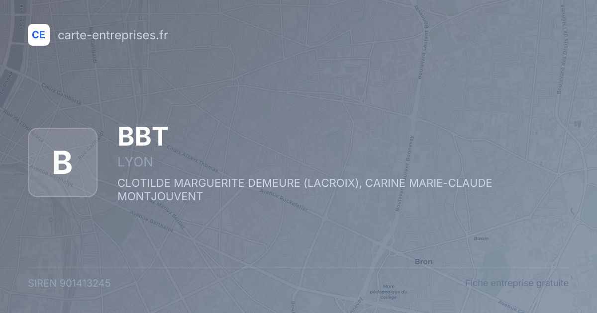 BBT — 901413245 — fiche entreprise