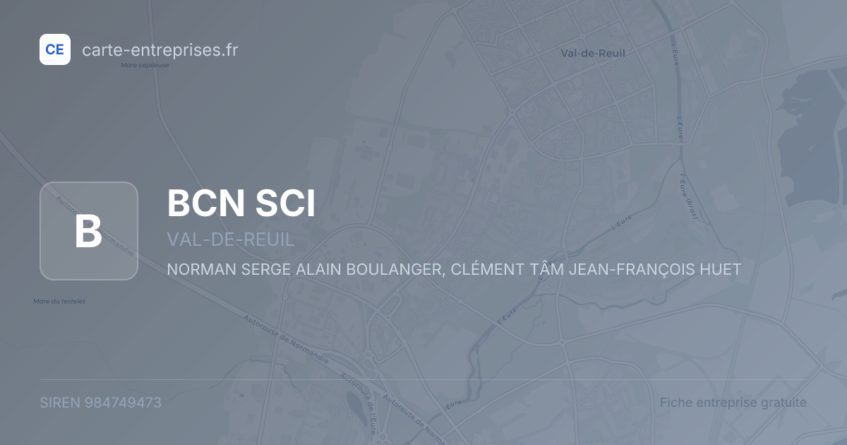 BCN SCI — 984749473 — fiche entreprise
