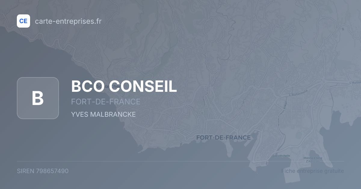 BCO CONSEIL — 798657490 — fiche entreprise