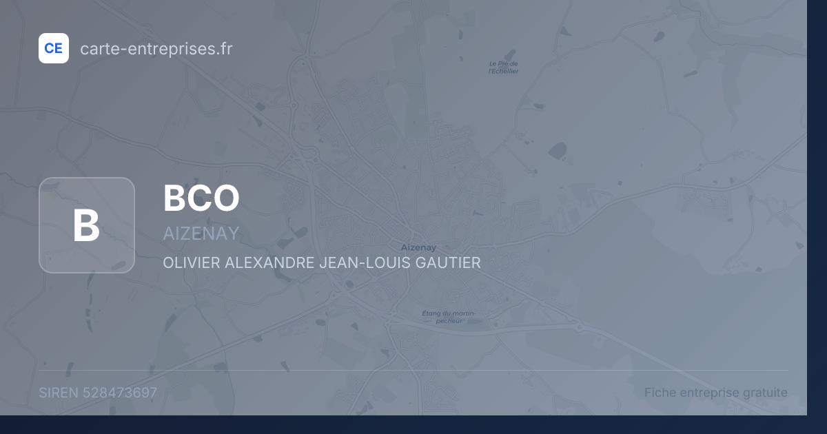 BCO — 528473697 — fiche entreprise