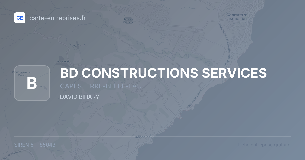 BD CONSTRUCTIONS SERVICES — 511185043 — fiche entreprise
